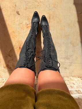 Jeffrey Campbell Sz 9 Free People James Boots Like New Condition Rare 100% Lamb